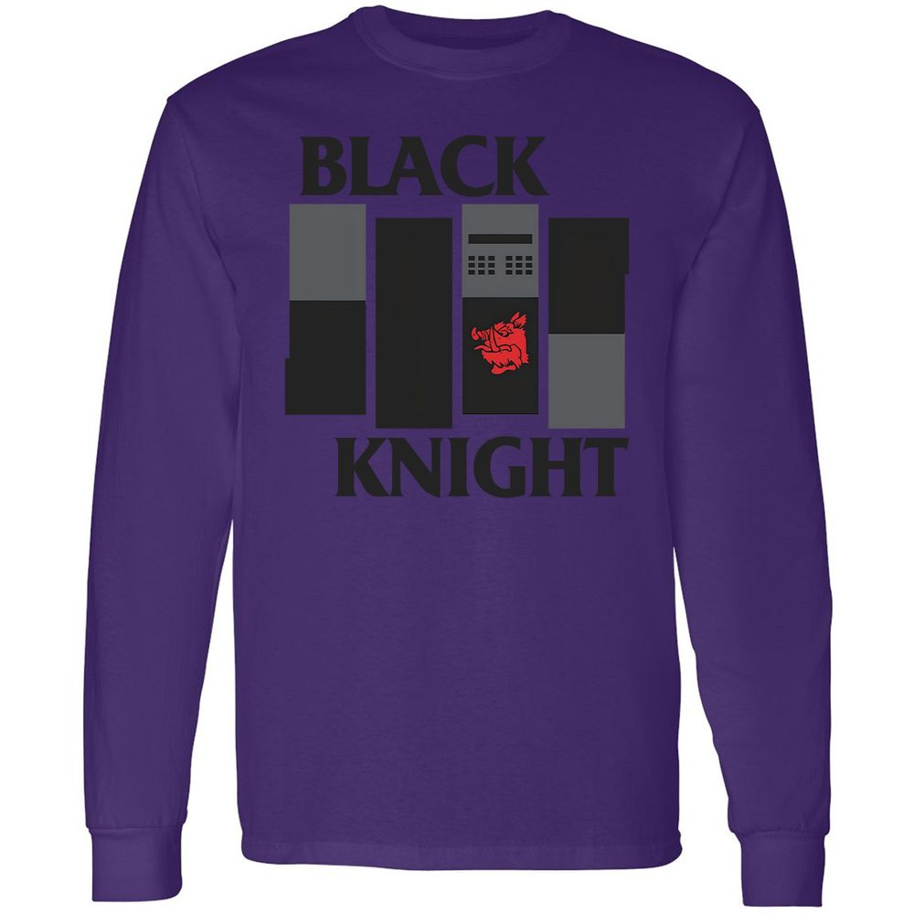 Long Sleeve T-Shirt - U7SQVVH7 - Purple - 13