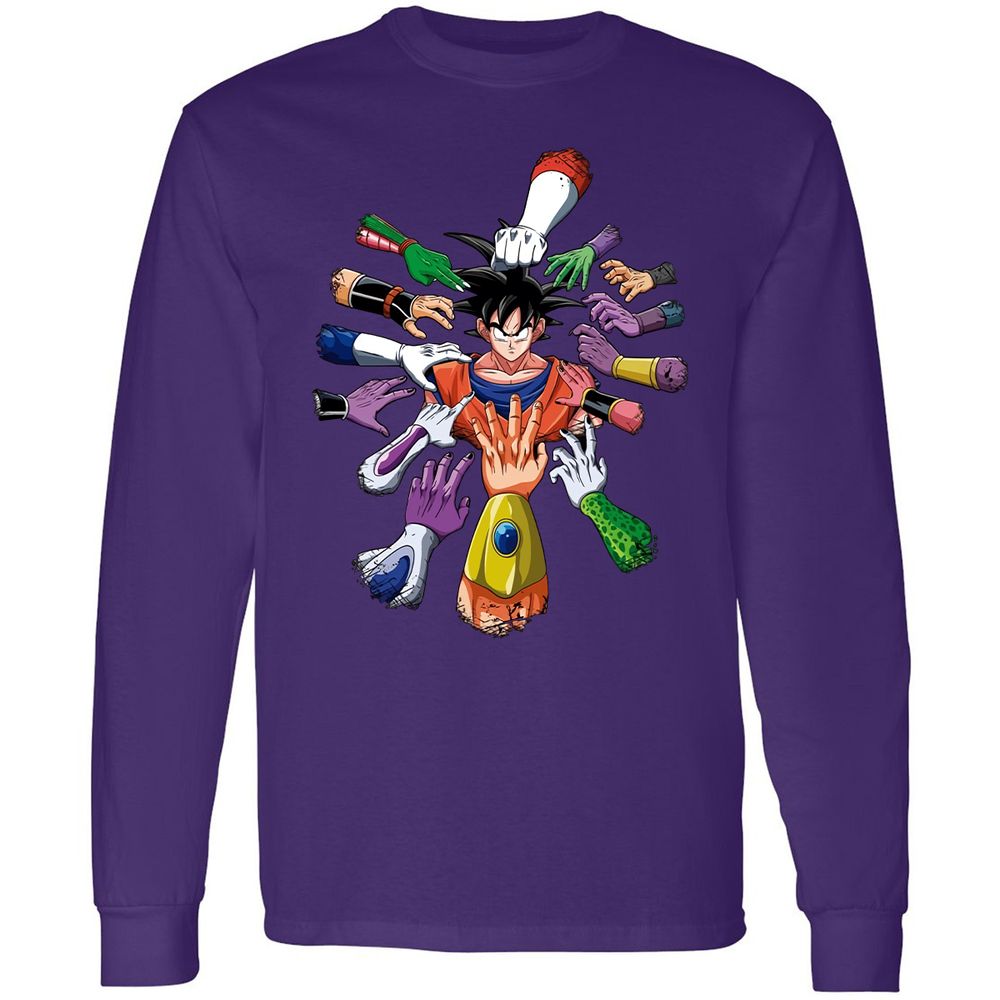 Long Sleeve T-Shirt - HCKKAJFD - Purple - 13