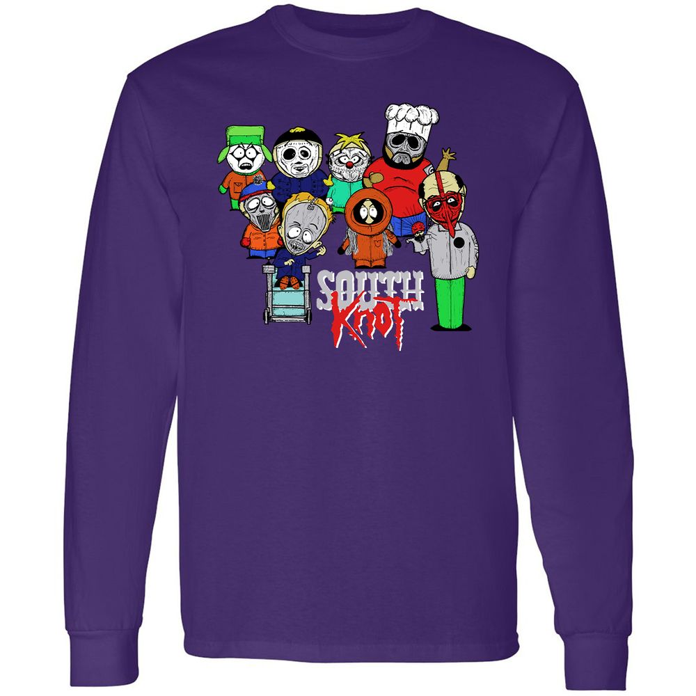 Long Sleeve T-Shirt - Q4TFBN8W - Purple - 13