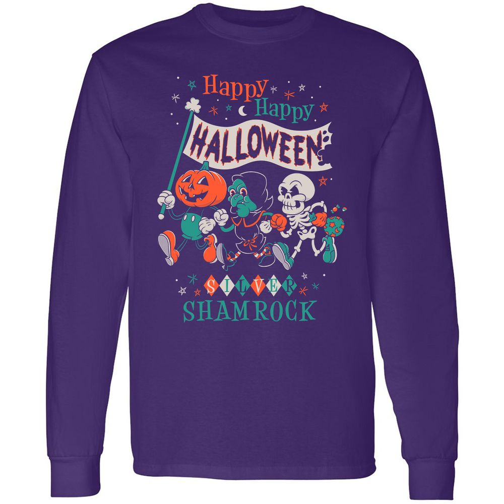 Long Sleeve T-Shirt - REFVR8ES - Purple - 13