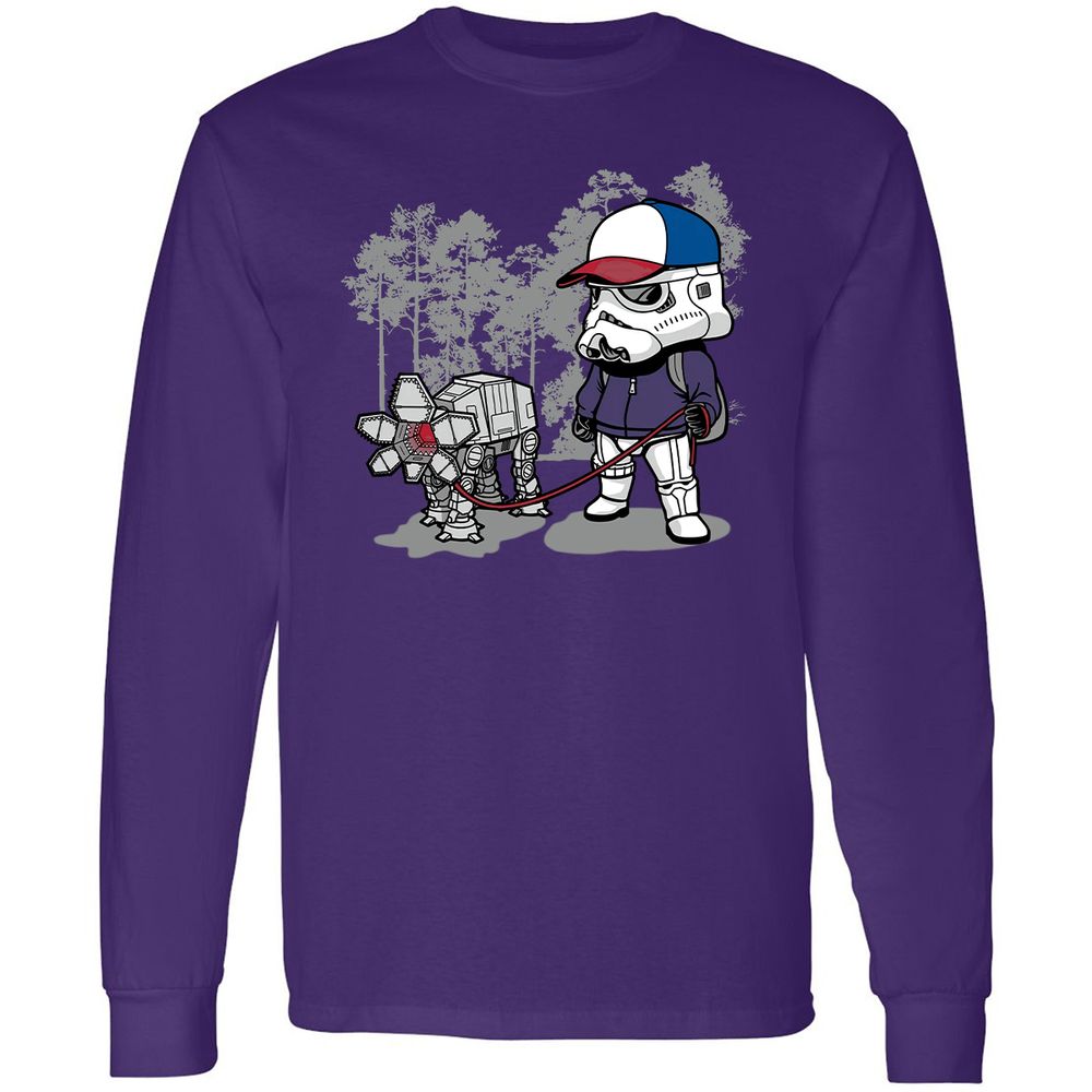 Long Sleeve T-Shirt - F193JLH8 - Purple - 13