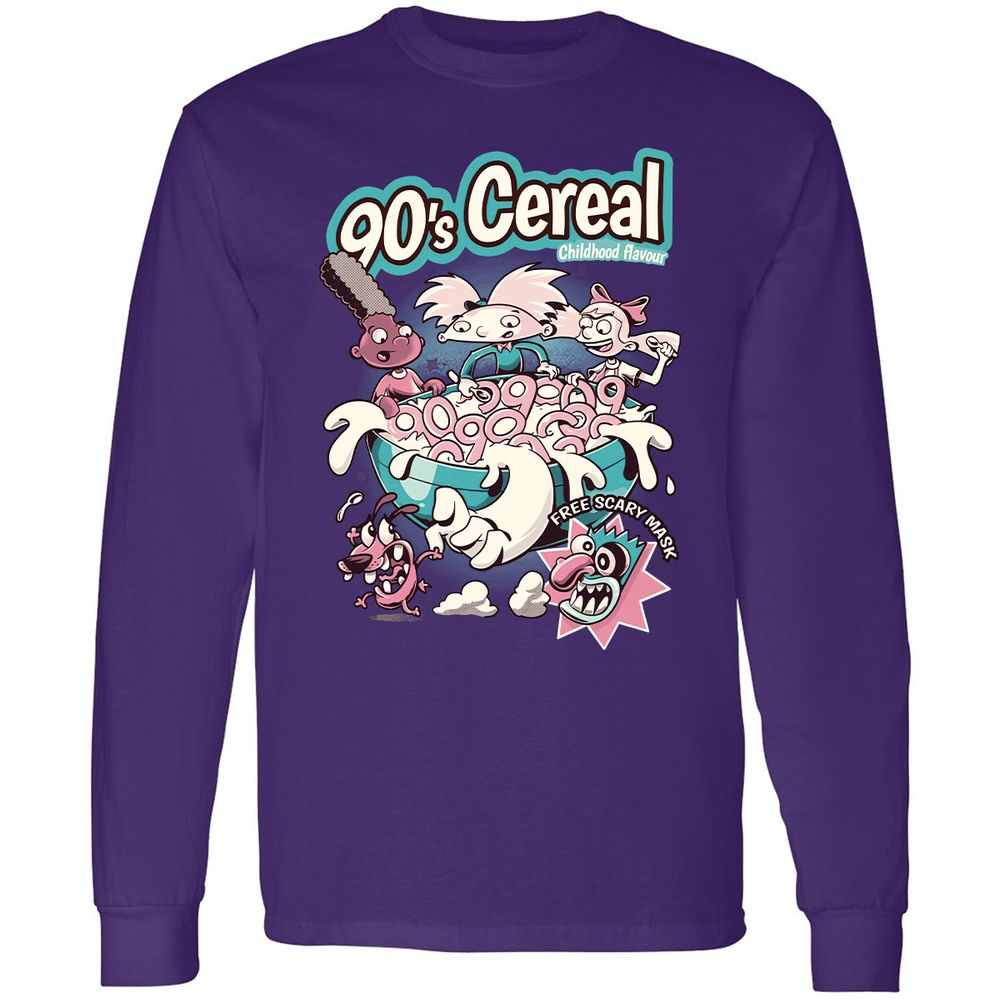 Long Sleeve T-Shirt - TRBF1XJU - Purple - 13