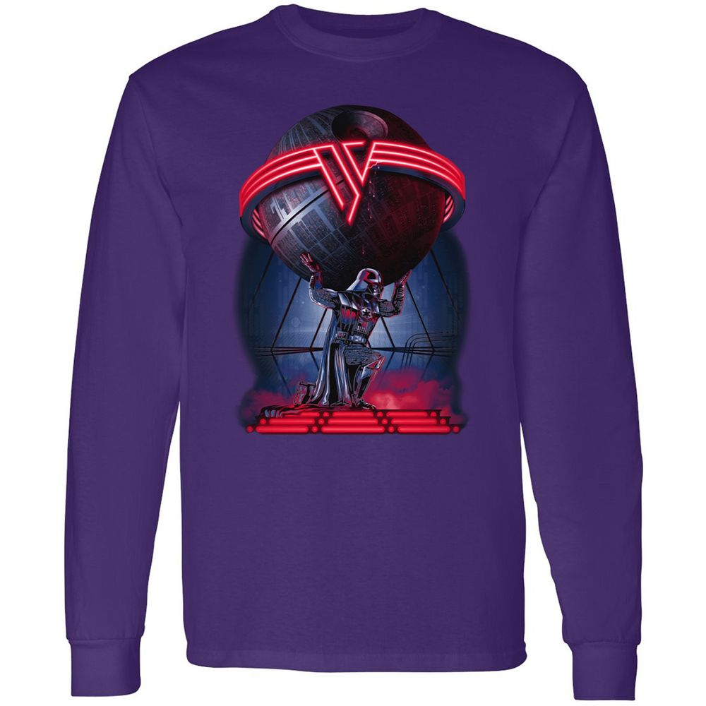 Long Sleeve T-Shirt - 8A3NSYZQ - Purple - 13
