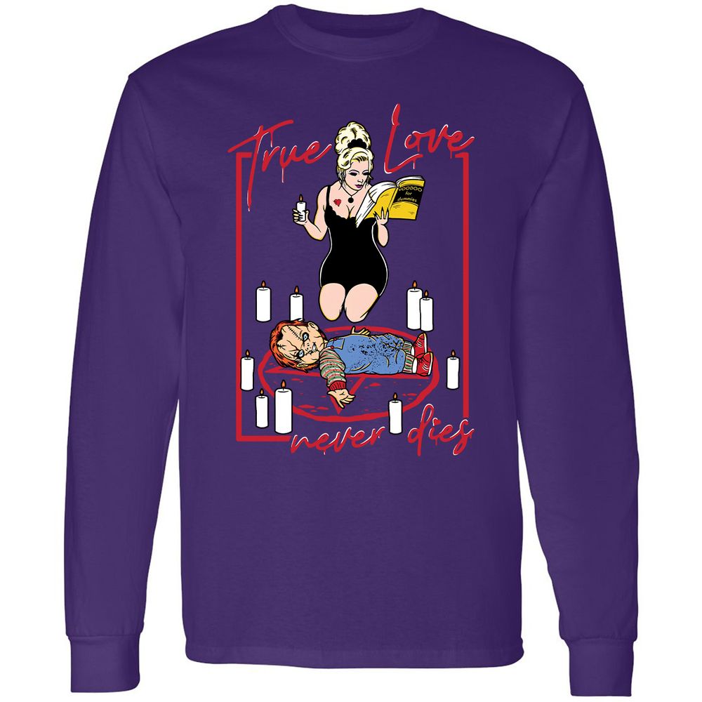 Long Sleeve T-Shirt - 98XA5SKP - Purple - 13