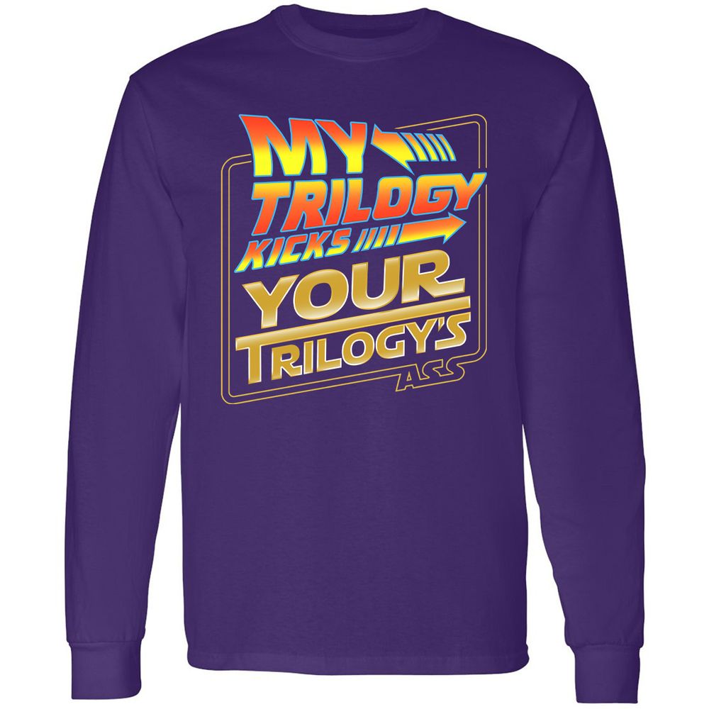 Long Sleeve T-Shirt - PEB8YLUH - Purple - 13