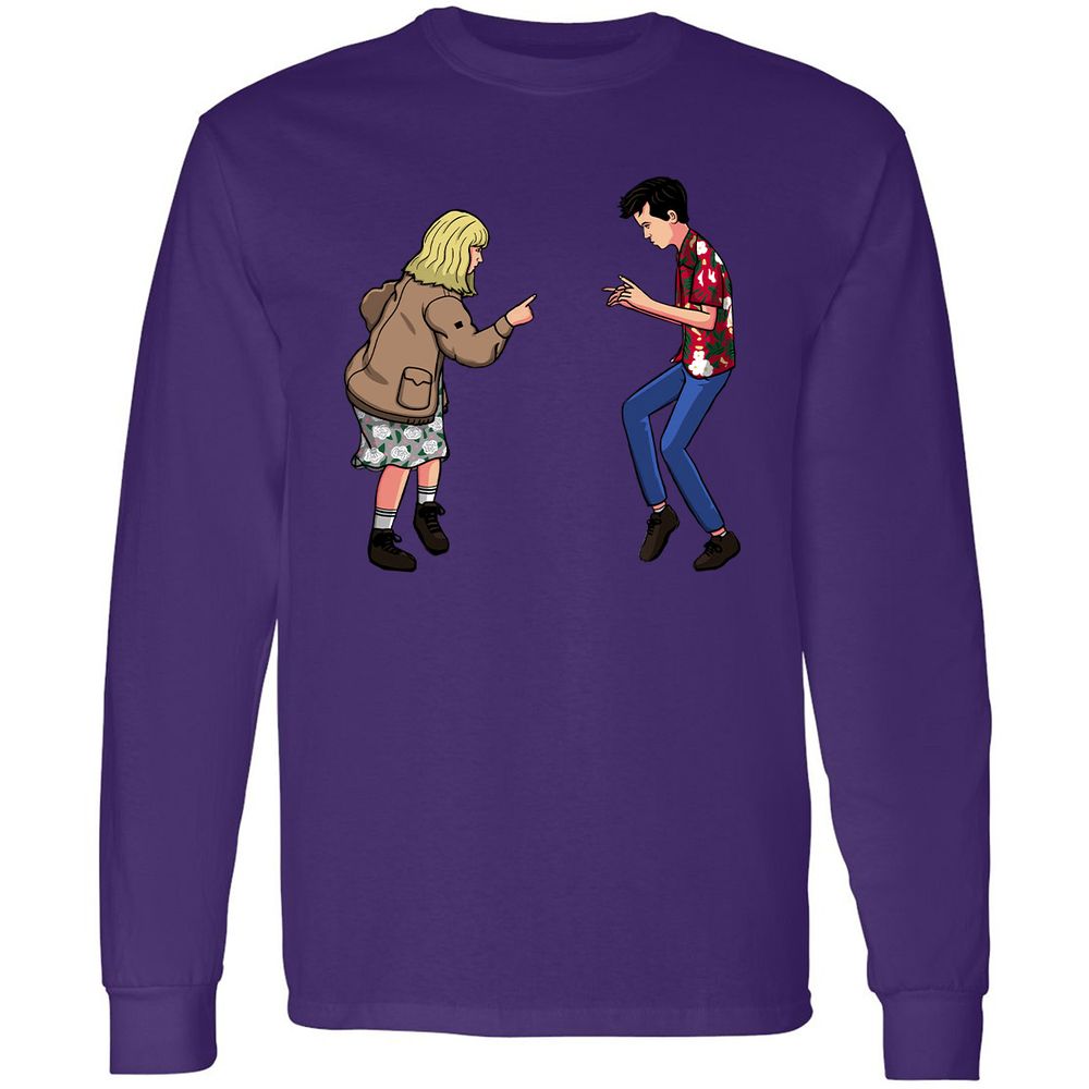 Long Sleeve T-Shirt - DTQU5KXQ - Purple - 13