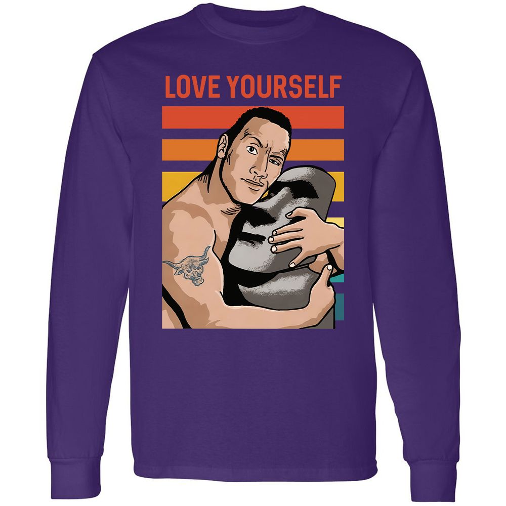 Long Sleeve T-Shirt - CS4YK7NJ - Purple - 13