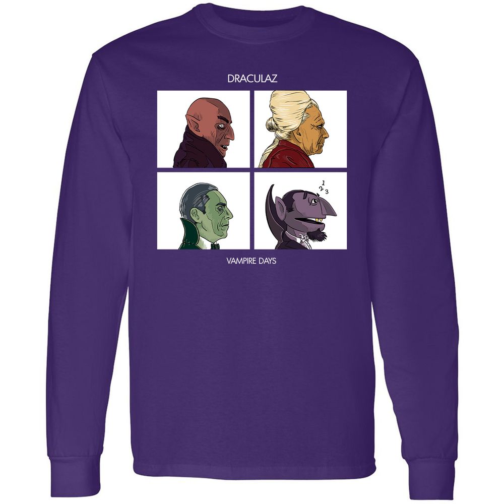 Long Sleeve T-Shirt - 2FFYNKXB - Purple - 13