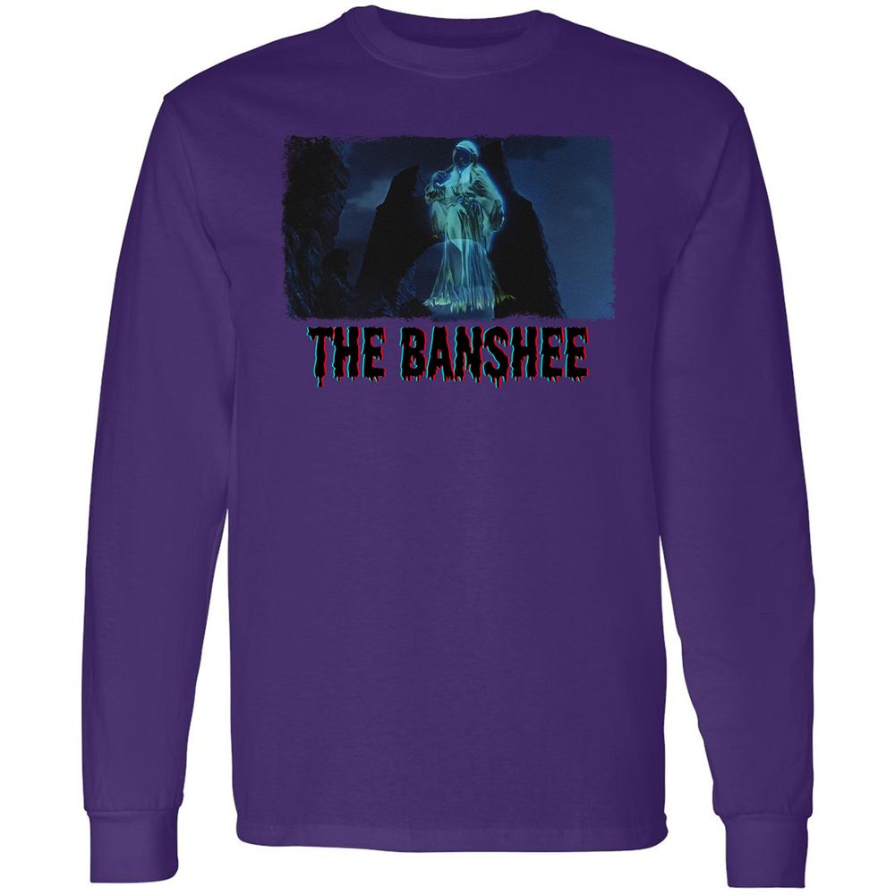 Long Sleeve T-Shirt - QYQZNLNL - Purple - 13