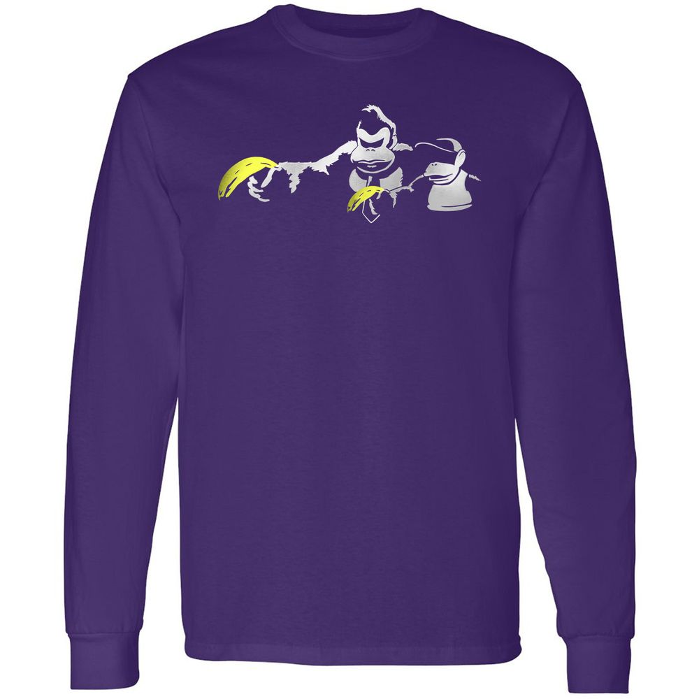 Long Sleeve T-Shirt - 7ZB3SP3F - Purple - 13