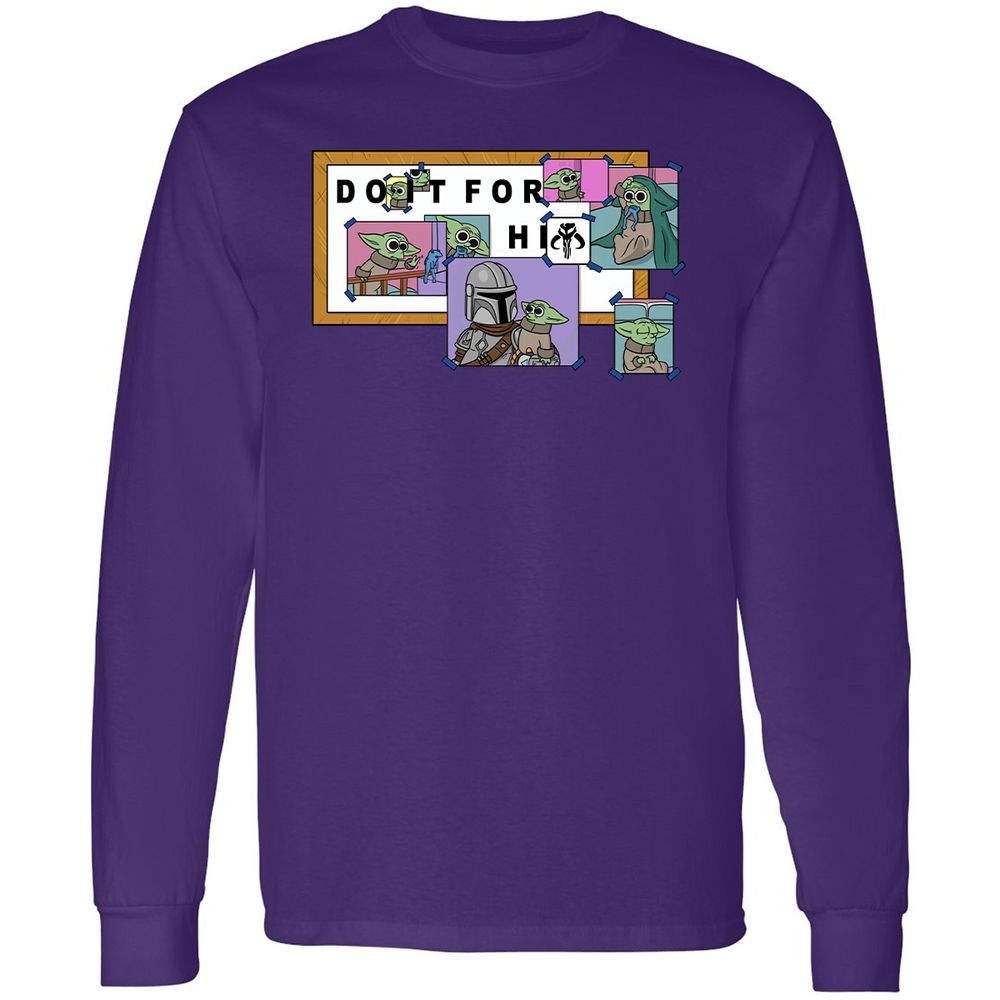 Long Sleeve T-Shirt - UGHQRCDP - Purple - 13