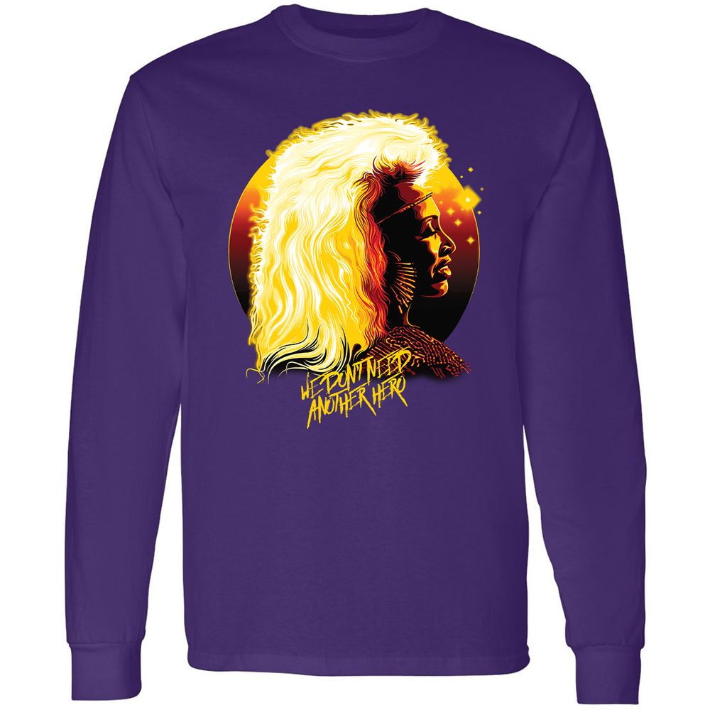 Long Sleeve T-Shirt - QM4VB8J9 - Purple - 13