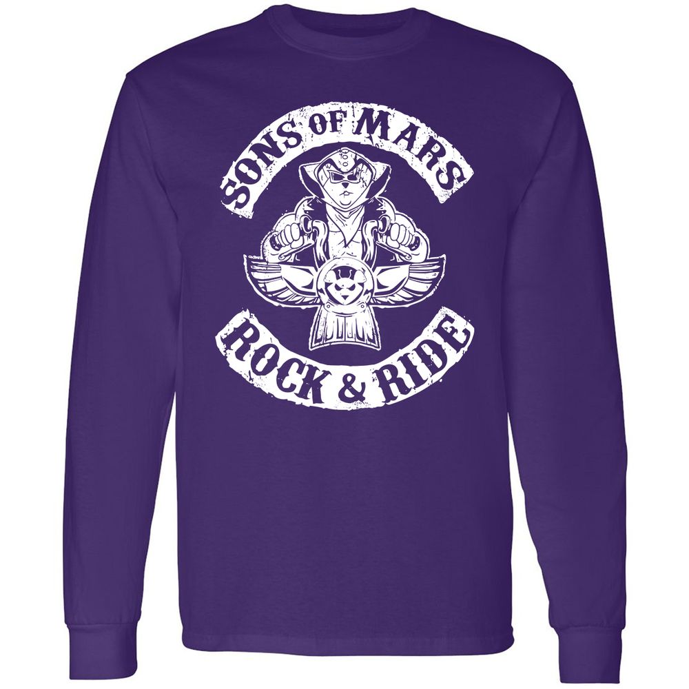 Long Sleeve T-Shirt - KVWWY8CB - Purple - 13