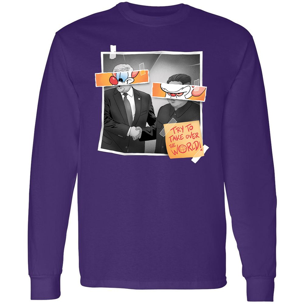 Long Sleeve T-Shirt - V184K7TK - Purple - 13