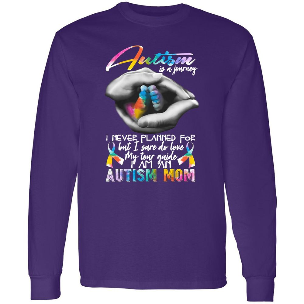 Long Sleeve T-Shirt - 4RPGVR1T - Purple - 13
