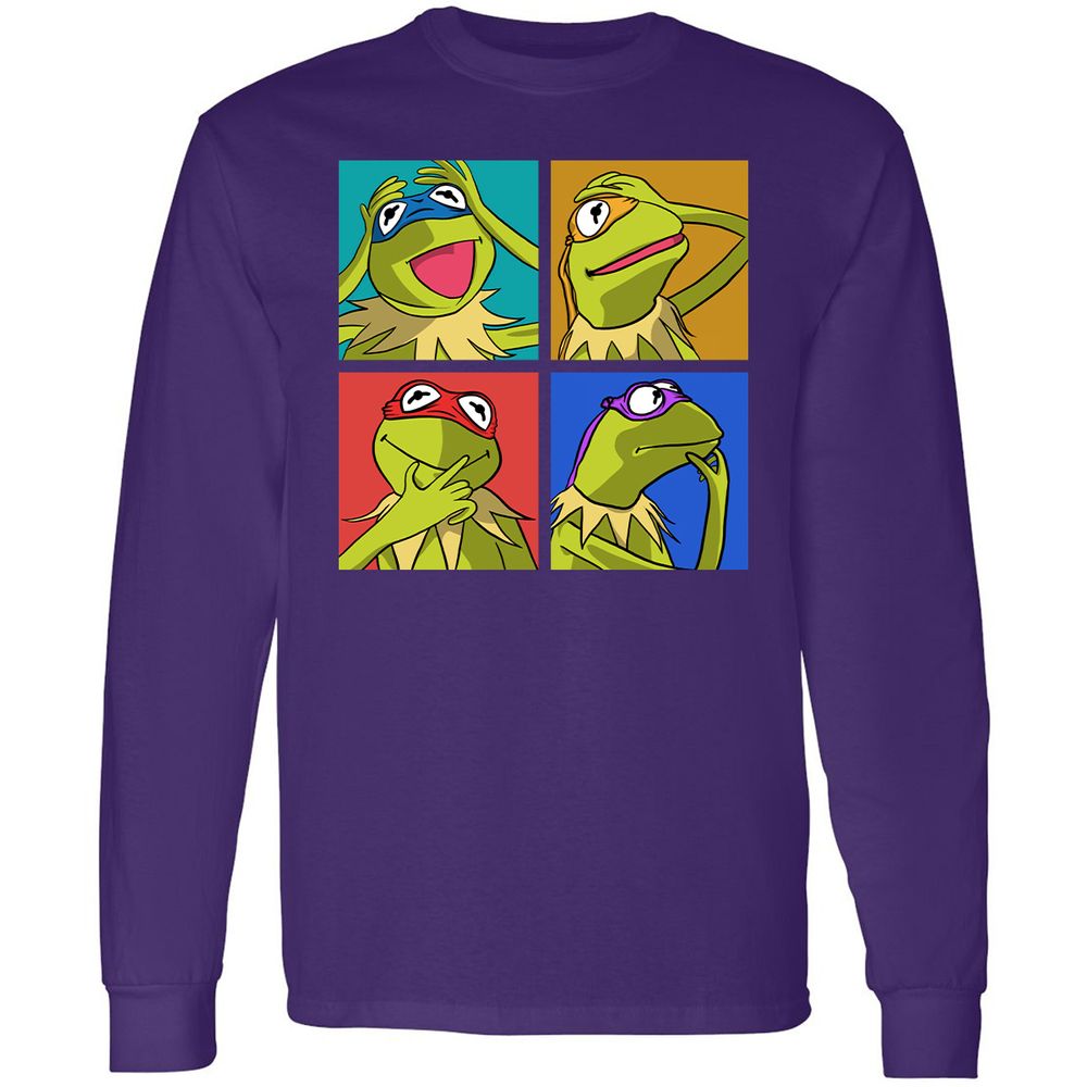 Long Sleeve T-Shirt - S58Q6DKV - Purple - 13