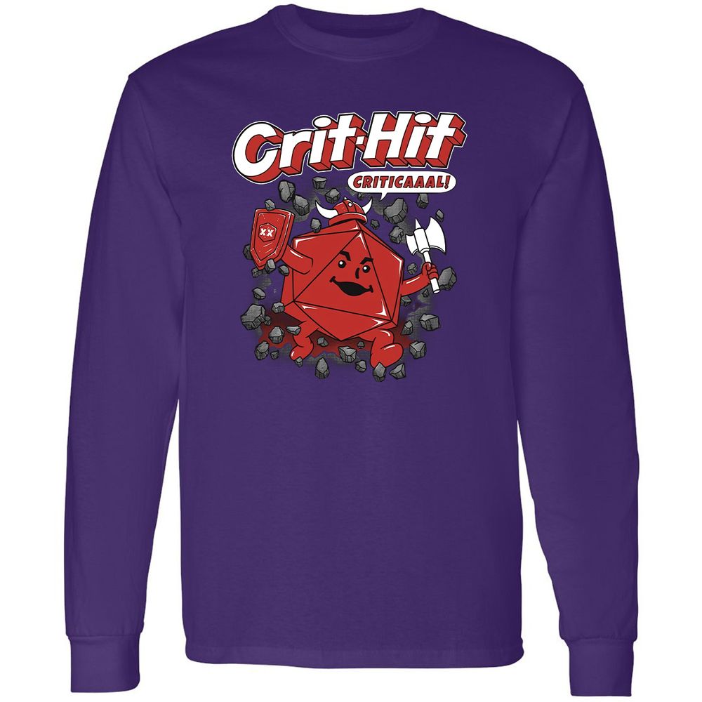 Long Sleeve T-Shirt - B5F6HTBN - Purple - 13