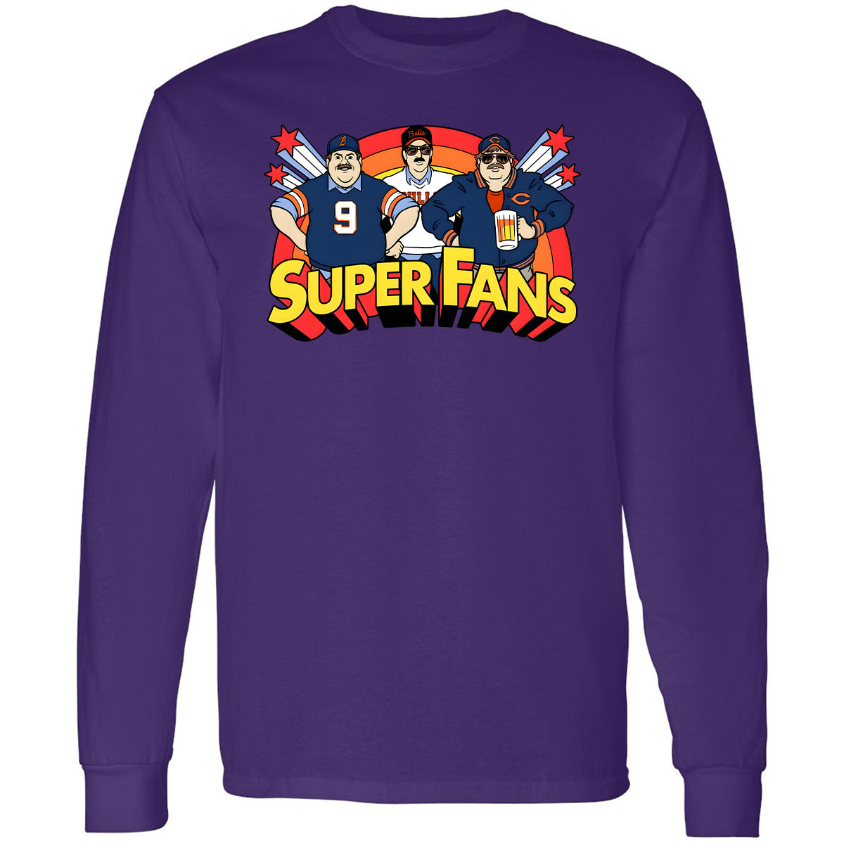 Long Sleeve T-Shirt - 2C58RJWC - Purple - 13