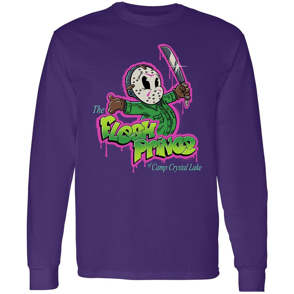 Long Sleeve T-Shirt - QEXSUNZG - Purple - 13