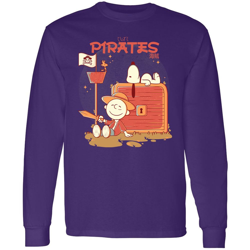 Long Sleeve T-Shirt - RAK7KSPQ - Purple - 13