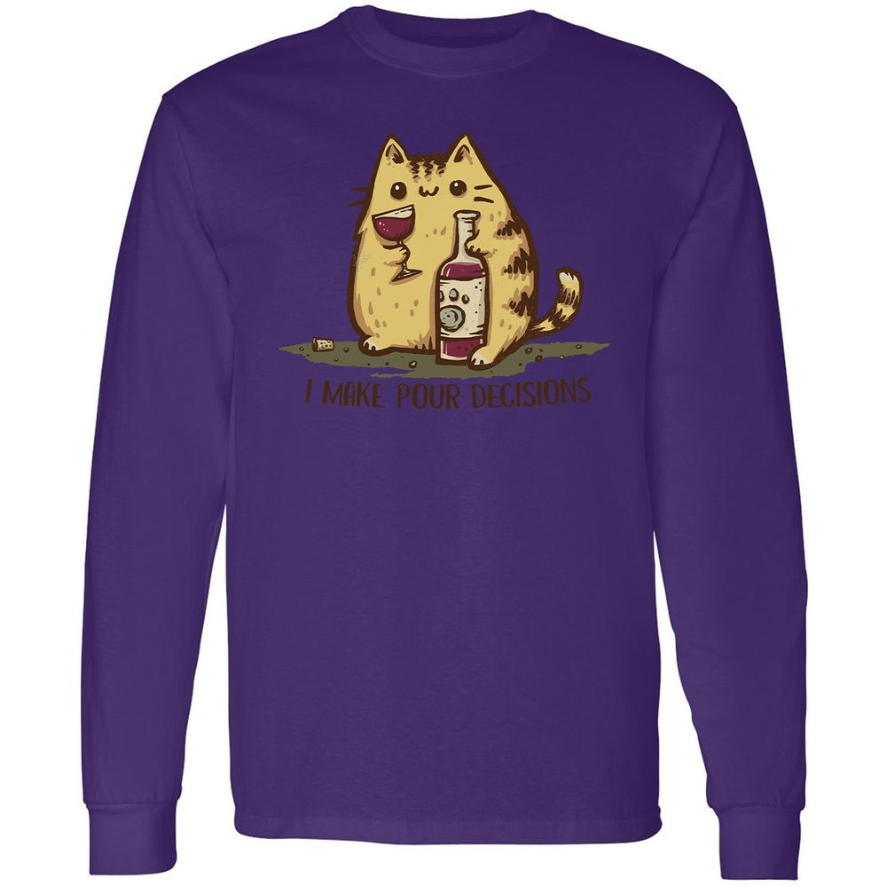 Long Sleeve T-Shirt - JYPY9VT3 - Purple - 13