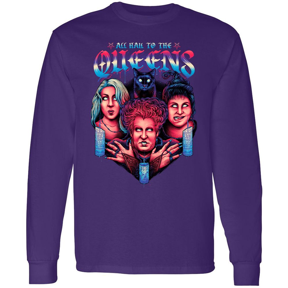 Long Sleeve T-Shirt - 8E3A5TJE - Purple - 13