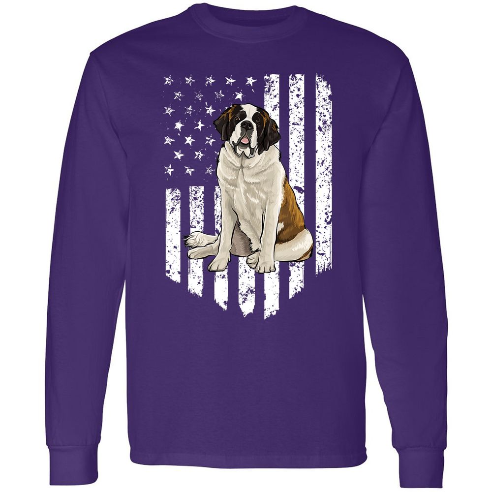 Long Sleeve T-Shirt - 3A4LNP4G - Purple - 13