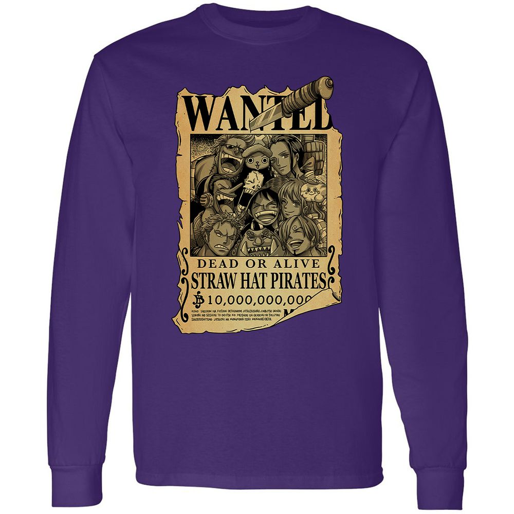 Long Sleeve T-Shirt - WJS3NWWL - Purple - 13