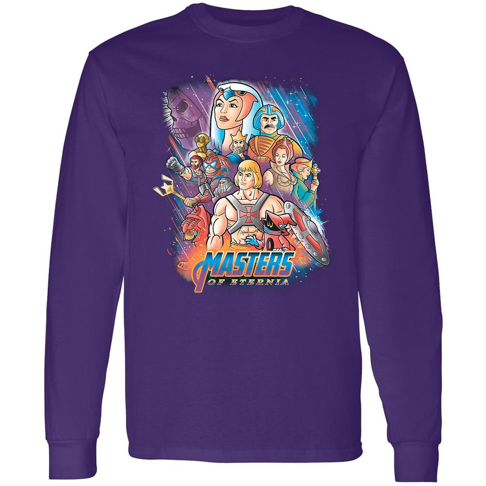 Long Sleeve T-Shirt - 4YBNUX9K - Purple - 13