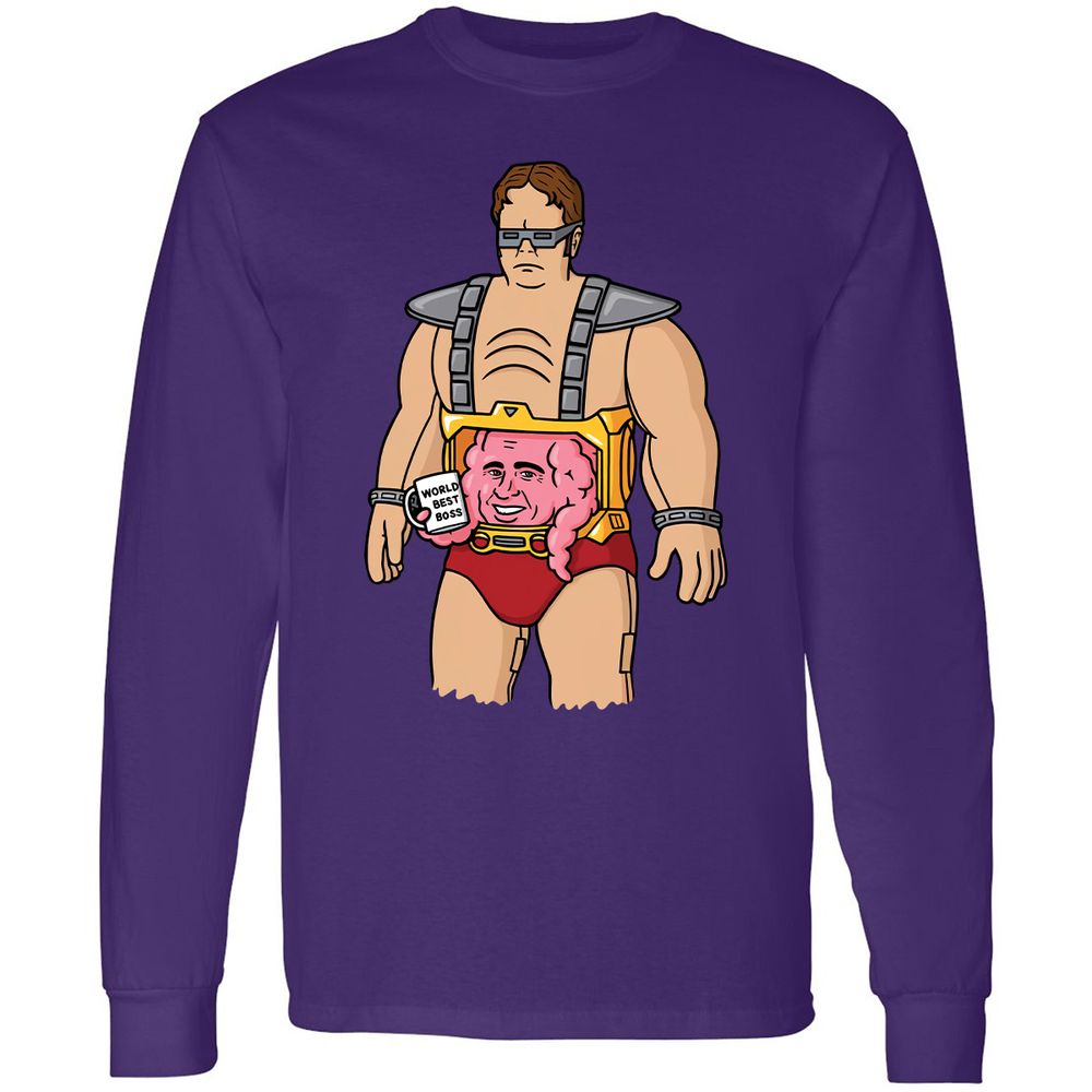 Long Sleeve T-Shirt - B5WGEDB8 - Purple - 13