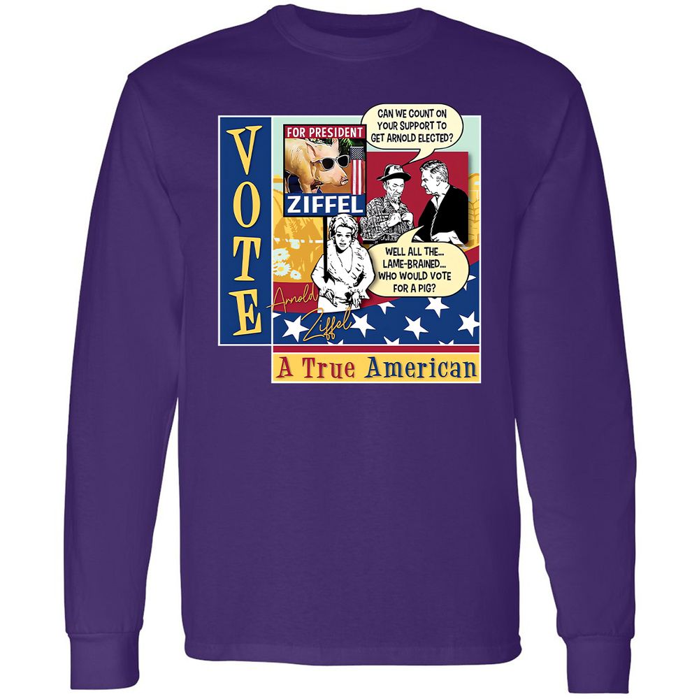 Long Sleeve T-Shirt - R9LD3NWZ - Purple - 13