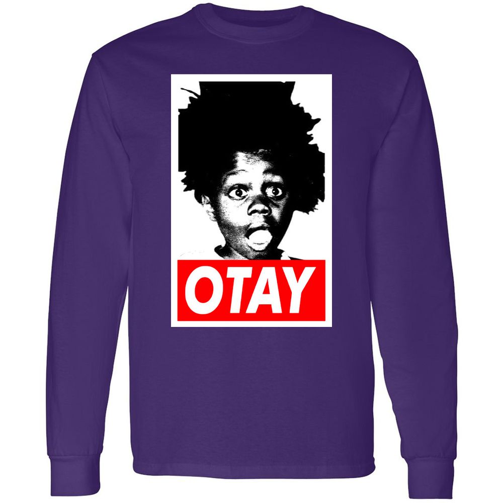 Long Sleeve T-Shirt - GZ91YK5A - Purple - 13