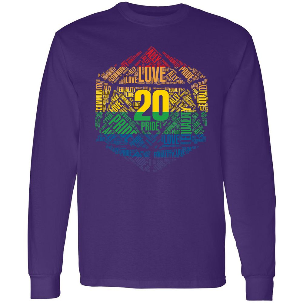 Long Sleeve T-Shirt - 6QGRK3EY - Purple - 13