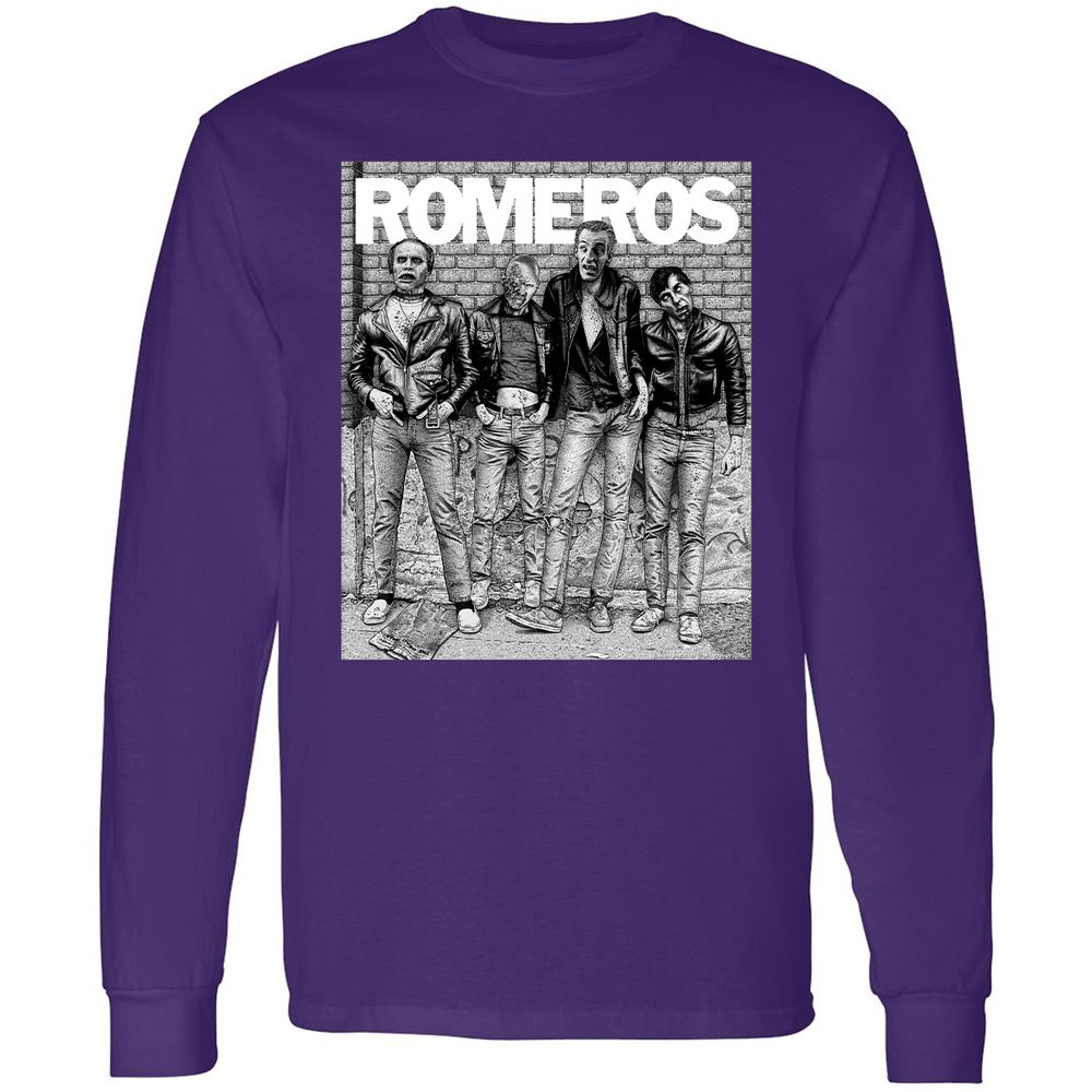 Long Sleeve T-Shirt - PRCLJ4H9 - Purple - 13