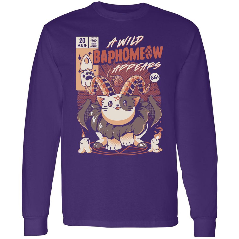 Long Sleeve T-Shirt - 6BY5YJ94 - Purple - 13