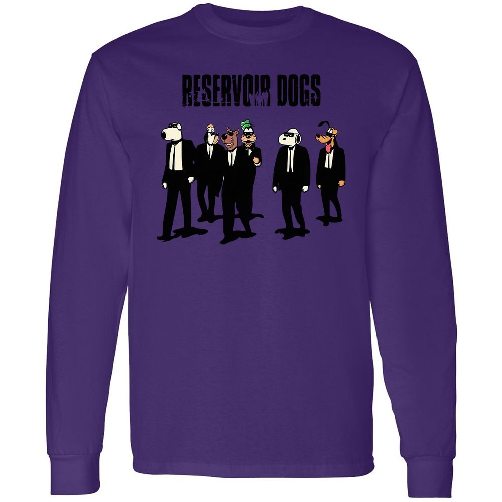 Long Sleeve T-Shirt - M7XVQ8DG - Purple - 13