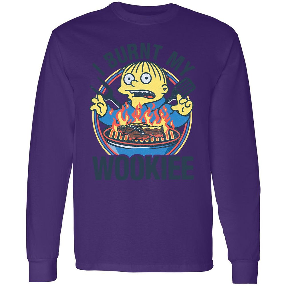 Long Sleeve T-Shirt - QCRGQS72 - Purple - 13