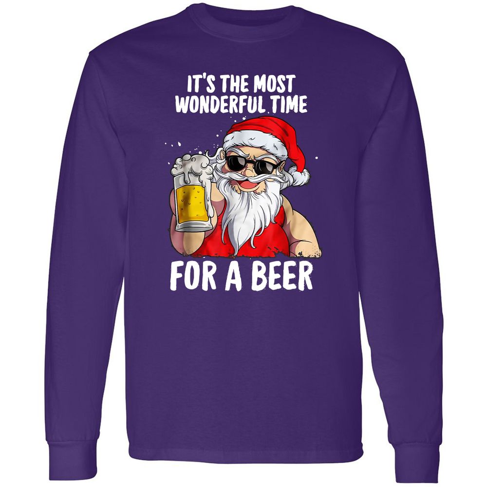Long Sleeve T-Shirt - 7E317G4N - Purple - 13