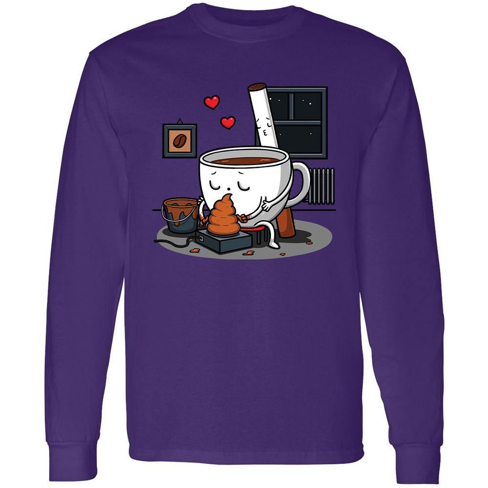 Long Sleeve T-Shirt - G1G8UFGU - Purple - 13