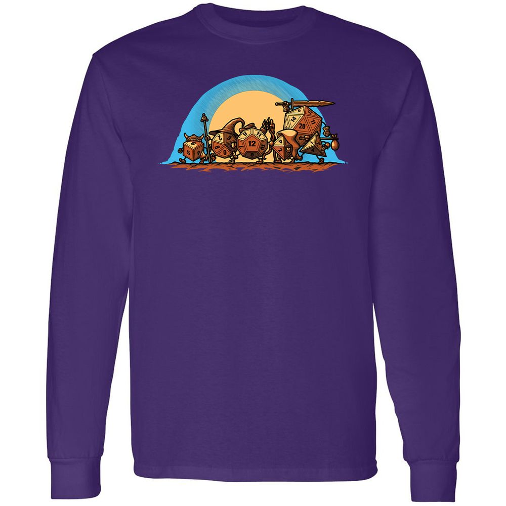 Long Sleeve T-Shirt - GKXTMGN8 - Purple - 13