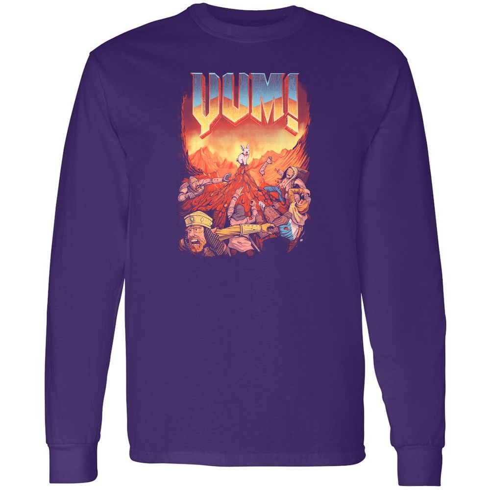 Long Sleeve T-Shirt - 1XCRDEMD - Purple - 13