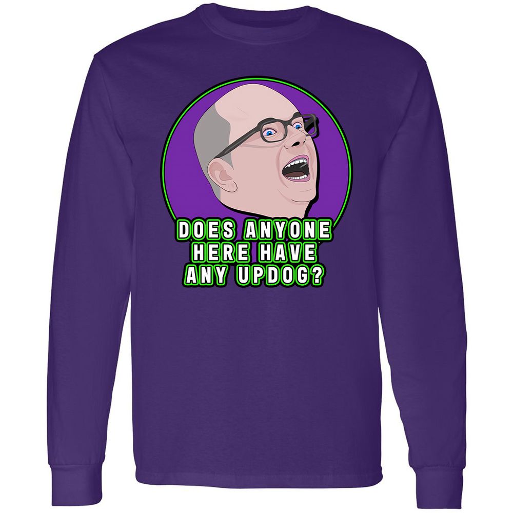 Long Sleeve T-Shirt - QW5R4SYS - Purple - 13
