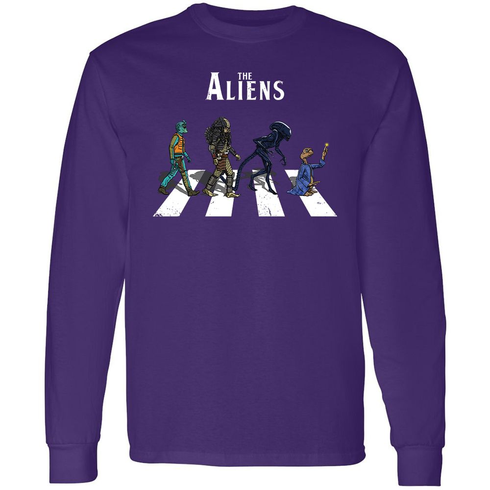 Long Sleeve T-Shirt - 31XKTG31 - Purple - 13