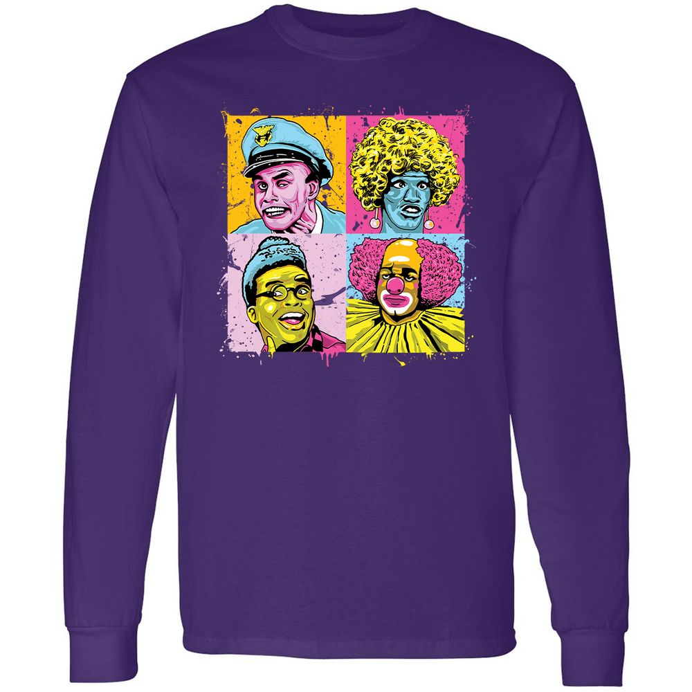 Long Sleeve T-Shirt - M2NSATUL - Purple - 13