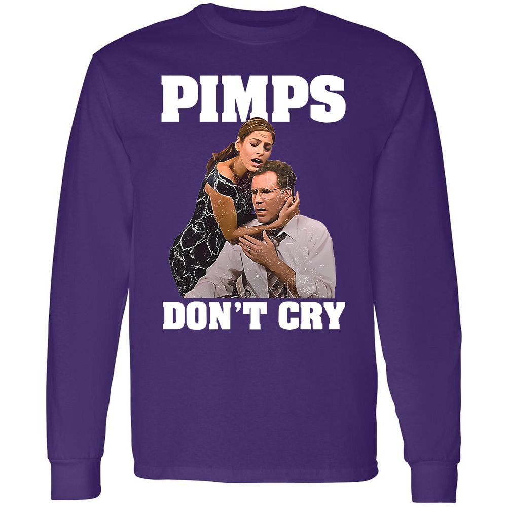 Long Sleeve T-Shirt - G7PZFBJ7 - Purple - 13