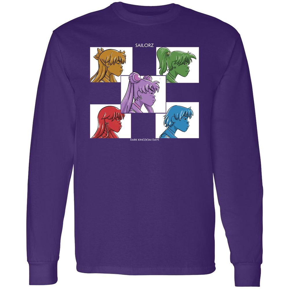 Long Sleeve T-Shirt - VXZZD6P4 - Purple - 13