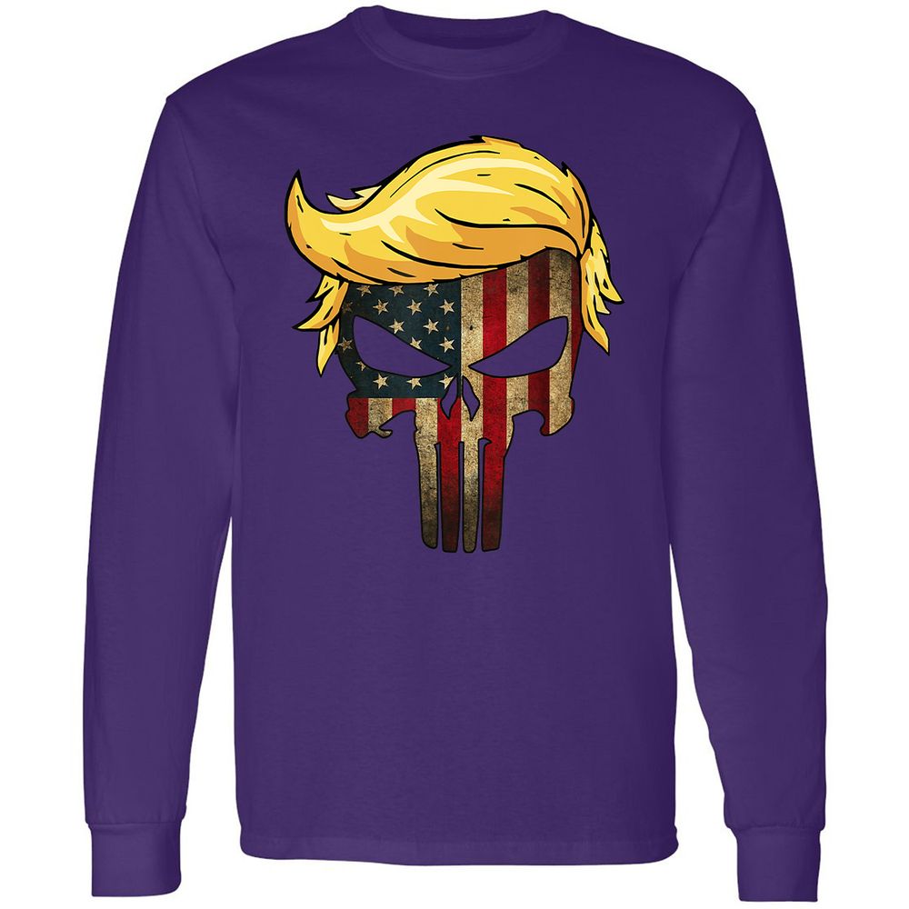 Long Sleeve T-Shirt - J7WH6RMP - Purple - 13