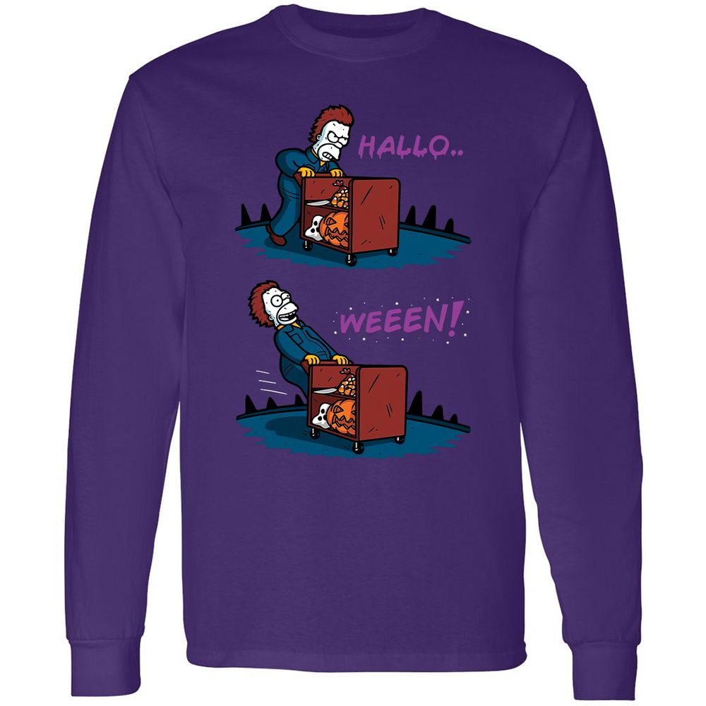 Long Sleeve T-Shirt - F7MVULQP - Purple - 13
