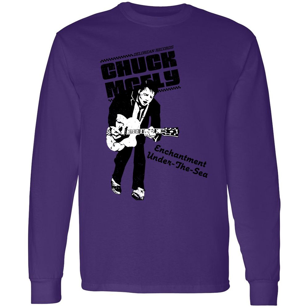 Long Sleeve T-Shirt - W6XM8RGZ - Purple - 13