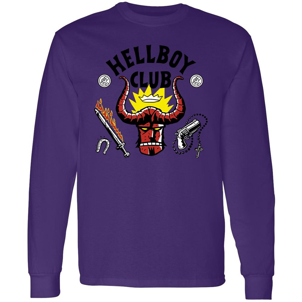 Long Sleeve T-Shirt - 4A4DVUDE - Purple - 13